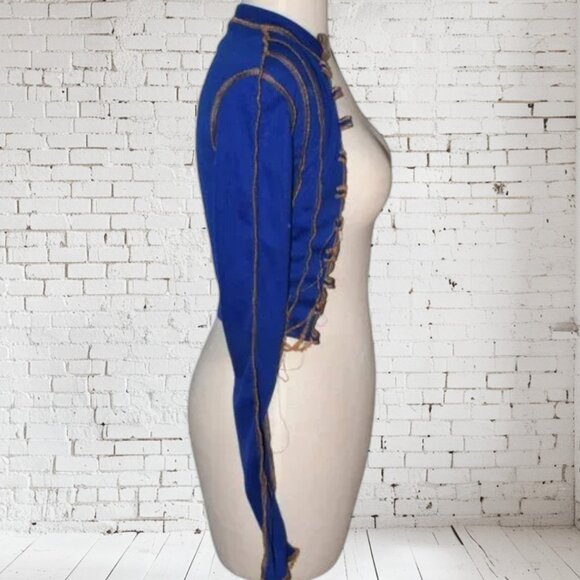 NWOT Crop Front Lace-Up Top - Picture 2 of 4